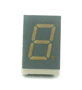 5pc 0.5" 7 Segment LS0505GWY * Green * LED Display CC LENOO Taiwan * Gray Face - Picture 1 of 6