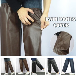 Protector Rain Pants Covers Waterproof Prevent Splashing Outdoor Legs Cover Cuff - Picture 1 of 18