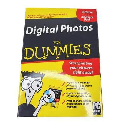 Digital Photos for Dummies PC CD Rom Software & Reference Book - Image 1 of 4