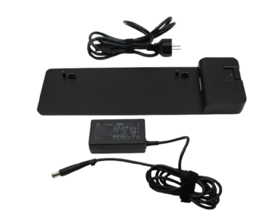 HP 2013 UltraSlim Docking Station mit 65 Watt Netzteil und Stromkabel D9Y32AA - Bild 1 von 4