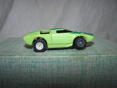 AFX/Aurora/Tomy 1/87th HO Slot Car Twinmill Dos Tonos Verde Metálico (FUNCIONA) Foto 1 de 4