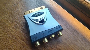 HQ Gold Scart to Composite and S Video Adapter Converter Red White Yellow - Picture 1 of 7