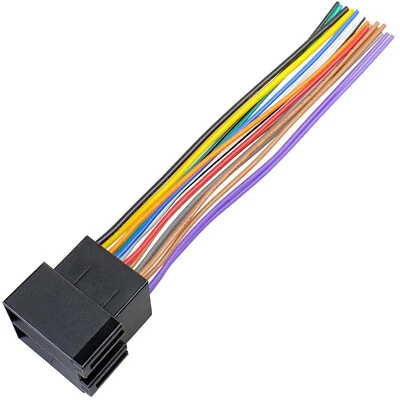 16Pin Car Stereo Radio Wiring Harness Cable for Volkswagen Mercedes-Benz Audi - Image 1 of 4