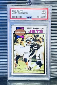 Matt Robinson 1979 Topps Football Card #267 PSA 9 MINT Centered New York Jets - Picture 1 of 1
