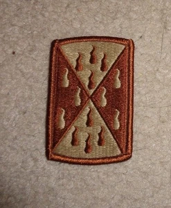 ARMY PATCH,SSI,,464TH CHEMICAL BRIGADE, MANEUVER ENHANCEMENT BRIGADE, DESERT - Picture 1 of 1