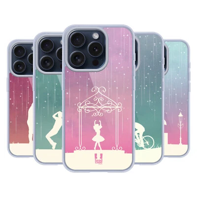 HEAD CASE DESIGNS METEOR RAIN OMBRE SOFT GEL CASE FOR APPLE iPHONE PHONES - Image 1 of 4