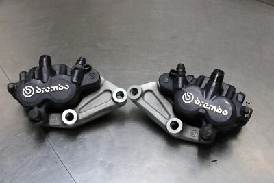 02-06 DUCATI MONSTER 620 Front Wheel Brake Calipers Set BREMBO Foto 1 de 4
