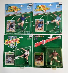 Set of 4 Vintage Kenner Soccer Sportstars Figures Forza Campioni 1989 NEW