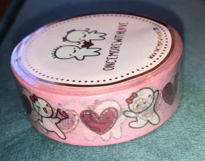 NEW Once More with Love Munchkin OMWL washi tape heart 15 mm - Image 1 of 2