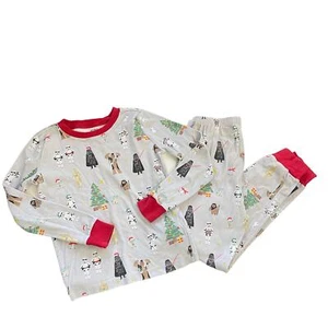 Pottery Barn Kids Disney Star Wars Christmas Pajamas Boys 10 Holiday Long Sleeve - Picture 1 of 11