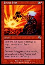 Ember Shot FOIL EX/NM Judgment MTG Magic Cards Red Common