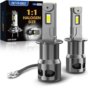 BEVINSEE H3 70W 12000LM LED Fog Light Globes Bulbs Halogen Replace 6000K White - Picture 1 of 8