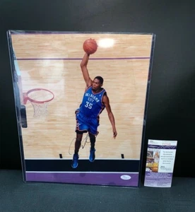 KEVIN DURANT OKLAHOMA CITY THUNDER SIGNED 11X14 PHOTO JSA COA - Picture 1 of 1