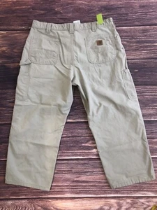 Carhartt Mens B151 Carpenter Pants Tan Size *40x30 [39x25) Original Dungaree Fit - Picture 1 of 10