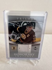 2006-07 UPPER DECK TRILOGY HONORARY SWATCHES RAY BOURQUE JERSEY 1 COLOR BOSTON