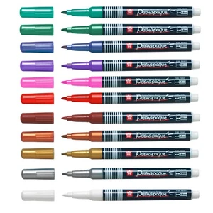 Sakura Permapaque - Opaque Pigment Marker - 1.0mm Fine Point - 18 Colours - Picture 1 of 2