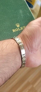 Rolex 100% original steel 13mm lady's size extra long oyster bracelet, a beauty - Picture 1 of 24