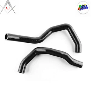KIT DE MANGUERAS REFRIGERANTE RADIADOR DE SILICONA NEGRO PARA NISSAN 240SX S13 KA24DE 1989-1994 - Imagen 1 de 3