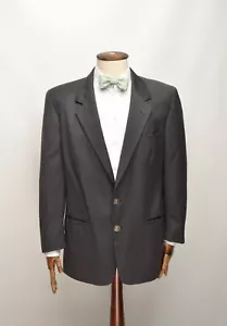 Men's VERSUS GIANNI VERSACE Grey Wool 2Btn Blazer IT 52R / UK,US 42R VTG - Picture 1 of 14