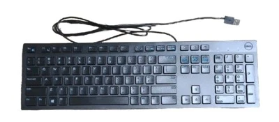 Dell KB216-BK-US Black Slim USB Wired PC Desktop Standard Keyboard NEW - Image 1 of 4