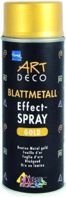 KREUL Blattmetall EffectSpray Home Design ART DECO gold 400ml Goldspray Goldlack