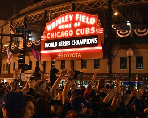 2016 World Series Chicago Cubs WRIGLEY FIELD Glossy 8x10 Photo Print Poster Cover