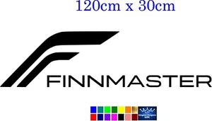 Calcomanía/vinilo Finnmaster 4 ft para barcos - Imagen 1 de 3