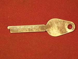 Yale Flat Steel Key Desk Cabinet Antique / Vintage Half Mortise Lock Hardware  - Picture 1 of 5