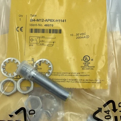 Proximity Switch Sensor For TURCK BI4U-M12-AP6X-H1141 PNP - Image 1 of 4