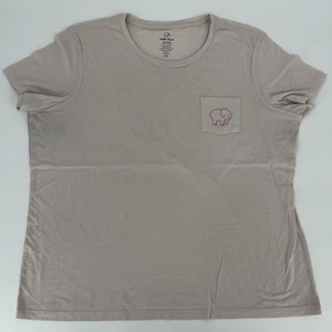 Ivory Ella Elephant T-Shirt - Cotton Blend - Womens XXL 2XL Pocket Tee - EUC - Picture 1 of 11