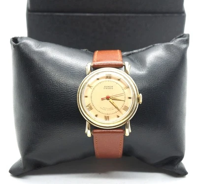 RELOJ PULSERA ANKER ALEMÁN HOMBRE VINTAGE 17 J ANTICHOCO AÑOS 60 CHAPADO EN ORO 20 Micras Foto 1 de 4