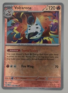 Volcarona 016/086 Reverse Holo Rare Black Bolt Pokemon TCG NM  - Picture 1 of 4