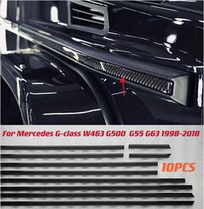 Carbon fiber For 1998-2018 Mercedes G-class W463 G500 G55 G63 side body moldings - Picture 1 of 9