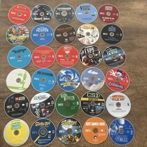 Nintendo Wii Video Game Lot 30 games disc only - Picture 1 of 5