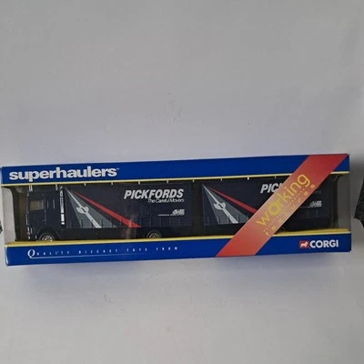 CORGI SUPERHAULERS - DAF 95' & CLOSE COUPLE TRAILER - PICKFORDS - TY87006 - NEW - Image 1 of 4