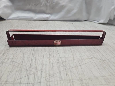 Bandeja vintage Mac Tools XT18 soquete de aço vermelho 11"   - Imagem 1 de 4