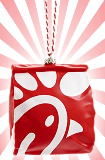 Chick-fil-A Spicy Chicken Sandwich Bag Holiday Ornament 2025 LIMITED EDITION - Image 1 of 1