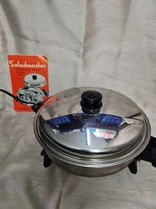 Saladmaster 7817 Edelstahl Elektrische Pfanne Bratpfanne 11" Deckel & Kabel EUC HOT - Bild 1 von 14