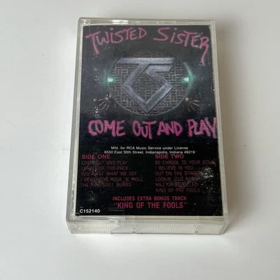 Come Out and Play by Twisted Sister (Cassette, Nov-1985, Spitfire Records) Foto 1 de 3