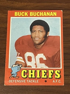 Topps Football Buck Buchanan #13 1971 Kansas City Chiefs 1971BB5 Foto 1 de 2