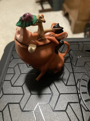 Figura de PVC de colección El Rey León Timón y Pumba adorno de pastel aplausos Disney Foto 1 de 3