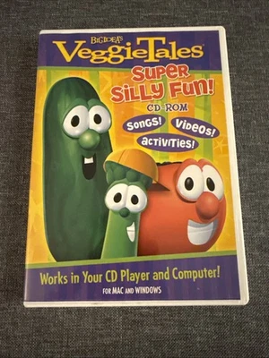 VeggieTales - Super Silly Fun CD-ROM - Mac and PC - Perfect Condition - Image 1 of 3