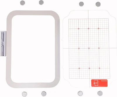 Aro bordado magnético de metal Jumbo 8x12 Brother Babylock Foto 1 de 4