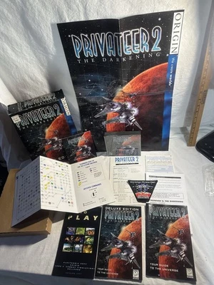 Privateer 2 The Darkening Deluxe Edition 1997 Big Box Game Complete Poster Patch - Image 1 of 4