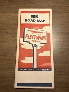 1951 Fleet Wing Road Map: Ohio USED - Picture 1 of 2