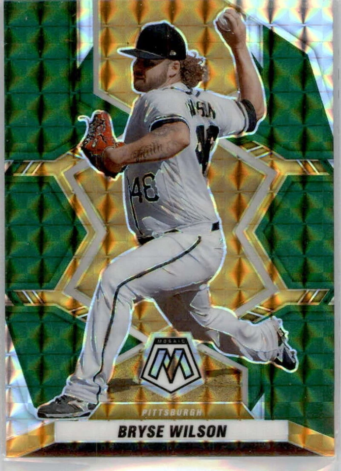 2022 Panini Mosaic GREEN MOSAIC PRIZMS Baseball Cards Pick From List 1-200 - Image 1 of 1