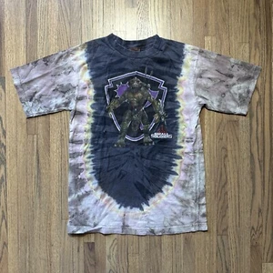 Vintage Original 1998 Small Soldiers Movie Promo GRAPHIC T Shirt SZ M TIE DYE - Picture 1 of 12