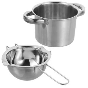 Chocolate Melting Pot Small Butter Stainless Steel Boiler - Picture 1 of 12