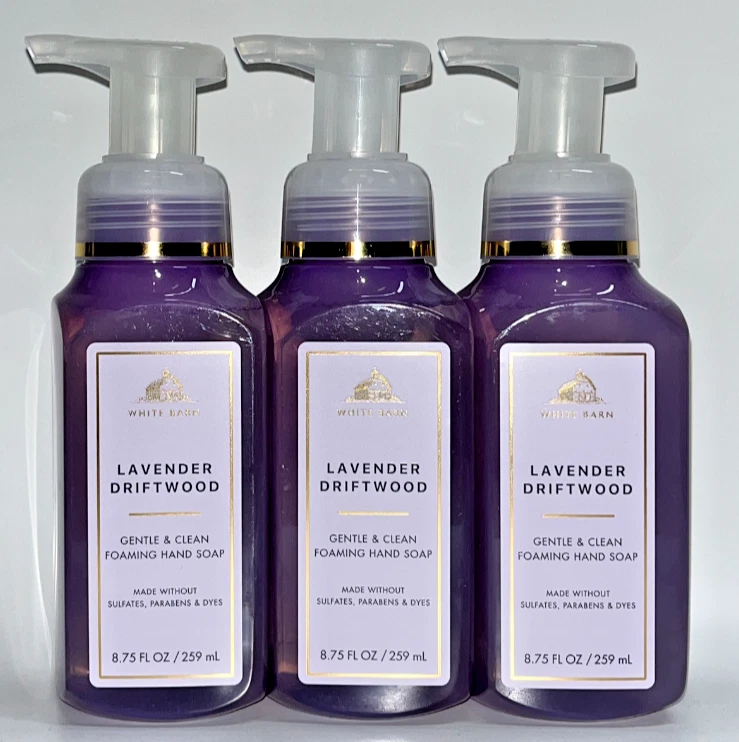 3 Lavender Driftwood Gentle Foaming Hand Soap Bath & Body Works 8.75 fl oz - Image 1 of 1