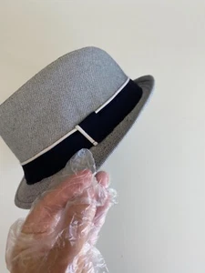 NEW Childrens place Fedora Hat Gray Black Size 4-6 NEW with tag - Picture 1 of 9